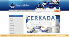Desktop Screenshot of bunzlauer-keramik.com.pl
